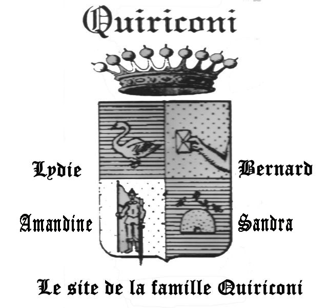 Le site Web de la famille QUIRICONI